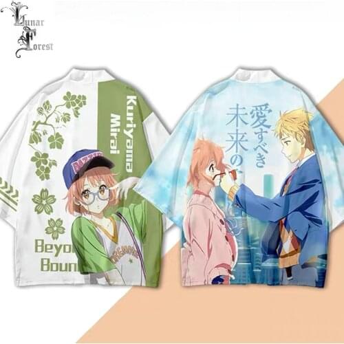 Beyond the Boundary 3D Printing Japanese Kimono Haori Yukata Women/Men Fashion Summer Casual Cool Short Sleeve Streetwear