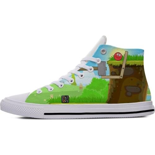 Red Ball 4 Game Hot Funny Cool Fashion Classic Casual Cloth Shoes High Top Lightweight Breathable 3D Printed Men women Sneakers