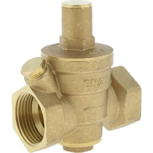 1'' Brass Valve Water Pressure Regulator Reducing Valves Adjustable Applicable to all Water Purification Equip