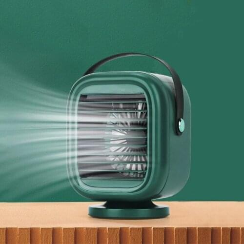 Desktop Air Conditioner Rotatable Water Cooling Fan Humidifier Low Noise 3 Work Modes Fast Cooling Air Cooler With Night Lamp