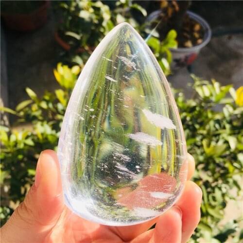 Natural crystal quartz Big drops of water feng Shui energy cures Reiki decoration1pc