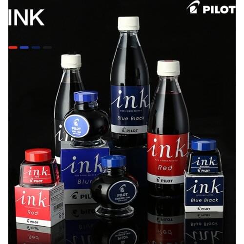 1 Bottle Pilot INK-30 Non-carbon Ink Pen Without Blocking Fountain Pen 78g/smile Quick-drying 30/70/350ml for Students Four Colo