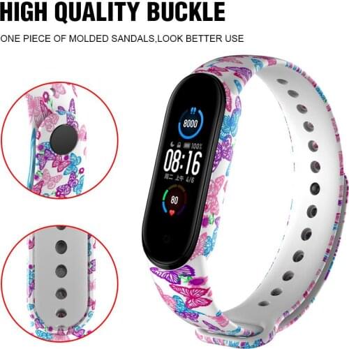 Strap for Amazfit band 5 Bracelet Silicone TPU Soft Wristband Colorful Soft Strap For Xiaomi Mi Band 6 5 4 3 Mi6 band 5 Strap