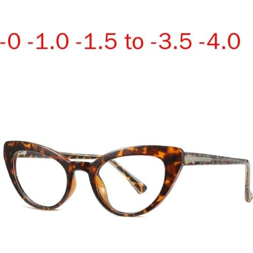 MINCL/Female Myopia Sun Photochromic Cat Glasses 2020 New Fashion Trend Retro Full Frame Nearsighted Sunglasses UV400 NX