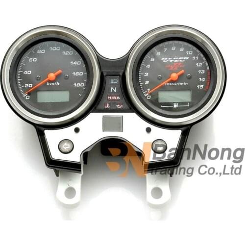 Motorcycle Speedometer Tachometer Odometer KM/H RPM Instrument Meter Assembly For Honda CB400 vtec 2 2002-2004(no line)