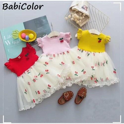 Girls Wedding Dresses Summer Newborn Lace Cotton Fashion Dress For Bebe Girls Toddler Birthday Clothes 2020 New Infant Outfits