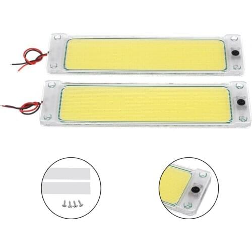 24V LED DRL COB Car Daytime Running Lights Reading Light LED Strip Light Fog Lamp 8000K RV Caravans Bus Truck