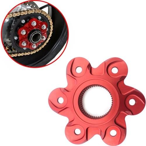 Red Gold Rear Aluminum Billet Sprocket Drive Flange Cover For Ducati Multistrada 1200 S TOURING 13-14 Streetfighter 1098/S 09-14