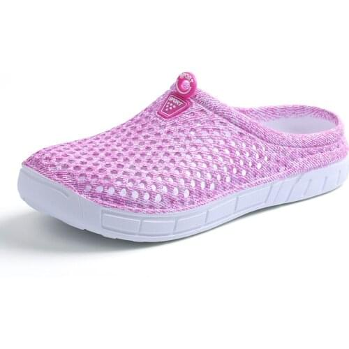 Cool Jelly Shoes Slip-on Sandals 2020 Women Breath Cool Water Summer Women Outdoor Beach Garden Sandals Slippers Clogs Sandals