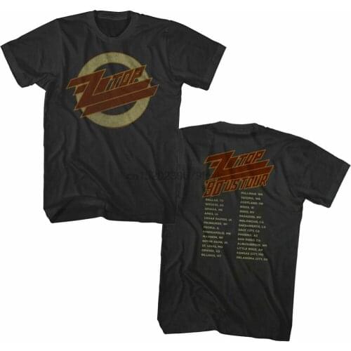 ZZ Top US Tour 1990 Mens T Shirt Vintage Logo Rock Band Album Concert Merch(1)