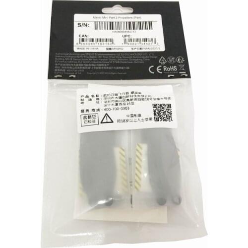 2 Pairs Original DJI Mavic Mini Propellers Small size Quiet flight and Powerful Thrust Mavic Mini Spare Part for Replacement