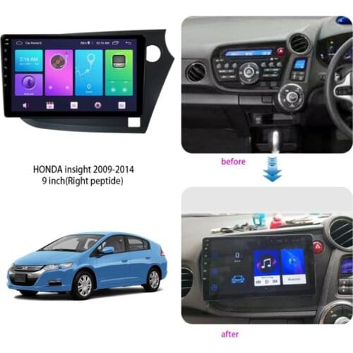 SKYFAME 4+64G Car Radio Stereo For Honda Insight 2009-2014 RHD/LHD Android Multimedia System GPS Navigation DVD Player
