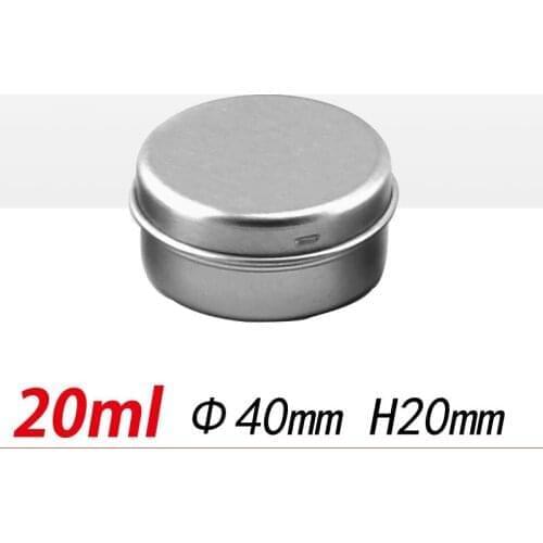 10pcs 20g/20ml Aluminum Cream can Jar Tin Cosmetic Lip Balm Container Nail Derocation Crafts Pot Refillable Empty Bottle