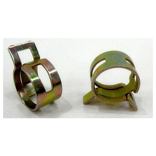 Free Shipping 13mm 14mm 15mm 16mm Spring steel strip buckle clamp hand pipe hoop buckle tubing clamp Cable Clip water pipe clamp