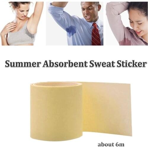 Free Shipping about 6M Follome Deodorant Underarm Antiperspirant Sweat Pad Armpit Armpit Dress Odour Pad Tape Absorbing Scalable