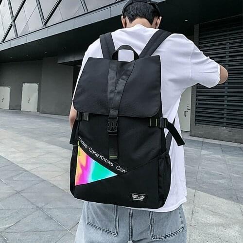 Brand Designer Backpacks for Men High Quality Large Capacity Mens Backpack Trend Reflection School Backpack Boys Cool Youth Bag