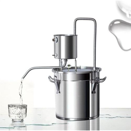 25L Stainless Steel Distiller Spirits Alcohol Wine Maker Home Water Wine Essential Oil Brewing Equipment Kit