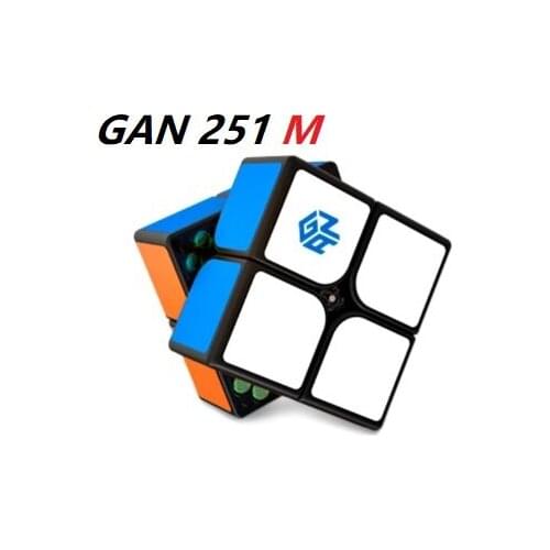 GAN251 M 2x2x2 Magnetic Magic Cube GAN 251M 2x2 Magnet Speed Cube GAN 251 M Magico cube GANS Puzzle Educational GAN251M