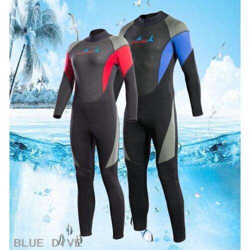 3 MM Snorkeling Scuba Diving Wetsuit Premium Neoprene Wetsuit 3mm Men Women Freedive Thermal Wetsuit Full Jacket Sui