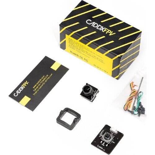 CaddxFPV Baby Ratel 2 nano size 14x14mm starlight low latency day and night freestyle FPV camera For Racing Drone