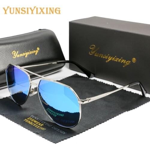 YSYX Classic Mens Sunglasses Polarized Lens Outdoor Driver Driving Sun Glasses For Men UV400 Anti Blue Ray gafas de sol 6059