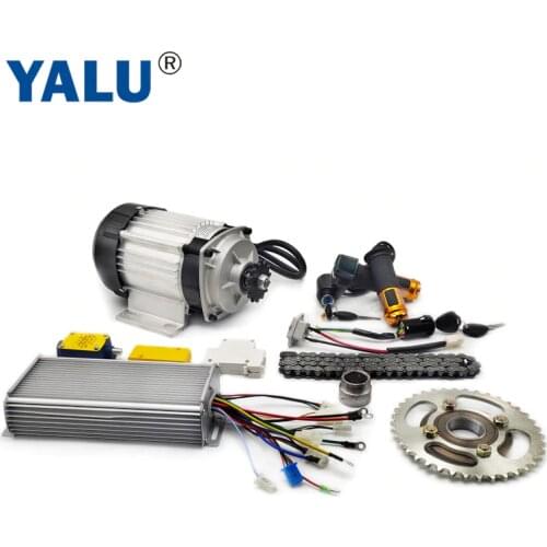 YALU Motor Tricycle BLDC Rickshaw Motor Conversion Kit FOR THREE WHEEL EBIKE 1000W 48V Electric Trike Conversion Kit BM1418ZXF