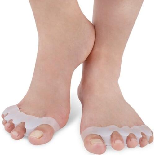 Free shipping New Five toes Corrective brace deformity Posture Corrector foot care separator Treatment of hallux valgus Overlap