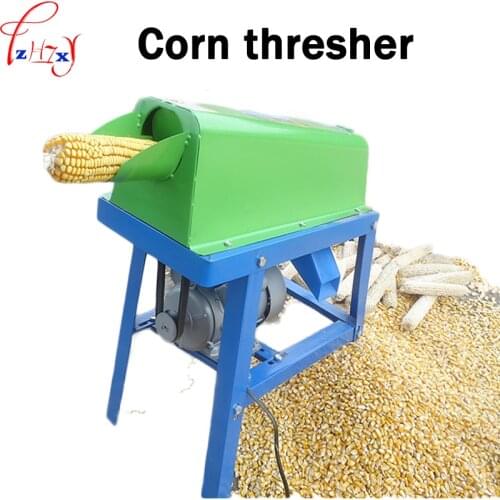Small household electric maize sheller farm corn thresher sheller machine corn stripper 220V 1PC