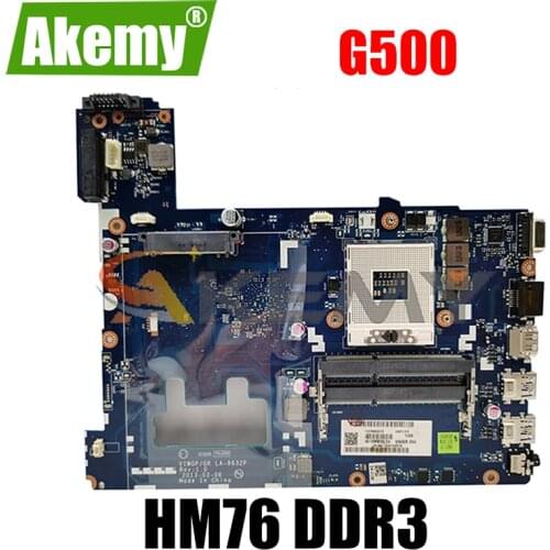 Akemy VIWGP/GR LA-9632P Motherboard For Lenovo G500 Laptop Motherboard PGA989 HM76 DDR3 100% Test Work CPU Support I3 I5 I7
