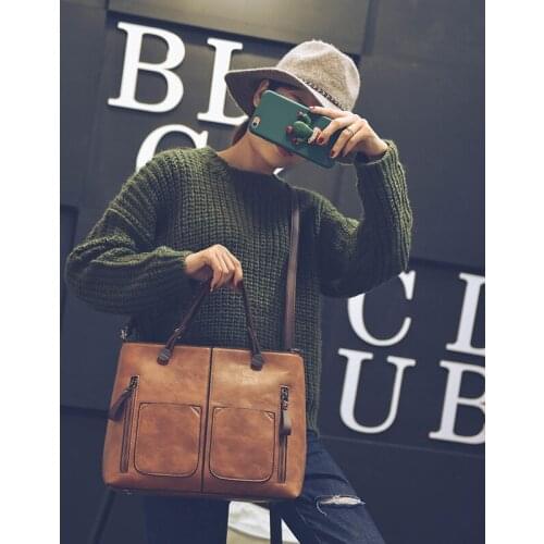 2020 new trendy European and American fashion big bag women simple handbag small square bag casual shoulder messenger bag