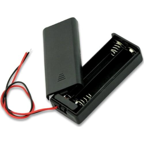 2020 New High Quality 1pc 2x 3x 4x AAA Battery Holder Storage Case With On / Off Switch Lead Cable AAA Battery Box Hot Selling