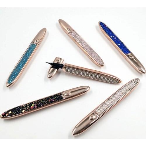 Wholesale Price Private Label Packing Box 24 Hours Long Fast Dry Waterproof Liquid Black Magic Eyelashes Eyeliner Pen