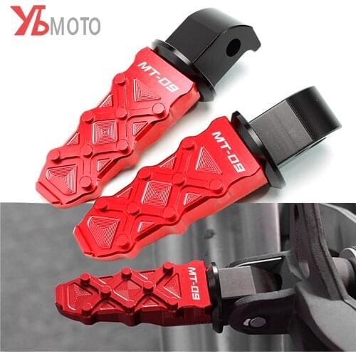 For Yamaha MT09 MT-09 MT 09 2014-2020 Motorcycle Accessories Footrests Passenger Foot Pegs Rests