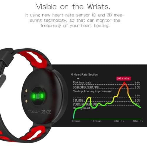 Best swimming Smart Band Heart Rate Blood Pressure Bracelet IP68 Waterproof Fitness Tracker Sports Watch man woman Smartband