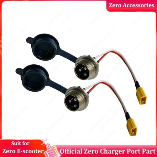 Universal 3 Pins Charging Port for Zero Scooter Zero9 Zero10 Zero 8X Zero10X Zero 11X E-scooter