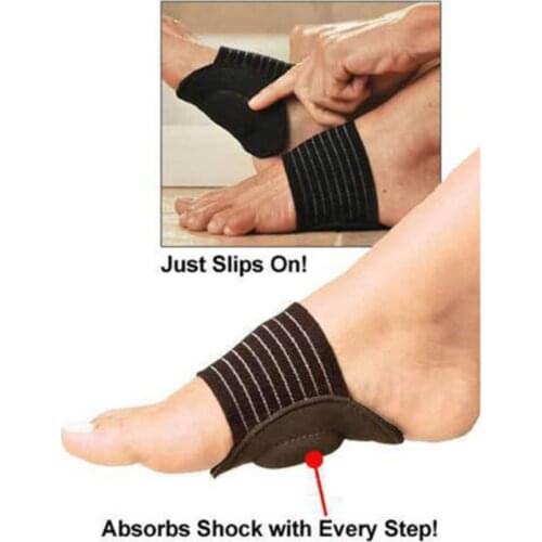 1 Pair Foot Support Plantar Cushion Fasciitis Aid Pain Relief Fallen Arches Heel Walking Anti-fatigue Foot Care Tools