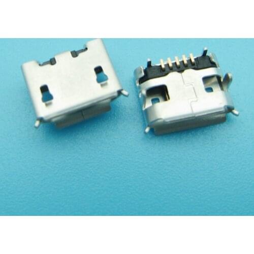 10pcs/lot MINI Micro usb jack socket connector charging port Power Joystick Power repair parts for PS4 Wireless Controller