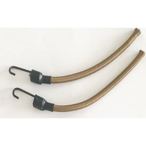 2pcs Airsoft Tactical Equipment Elastic Tensioner For Helmet Tail DIY Airsoft Helmet Accessories DE