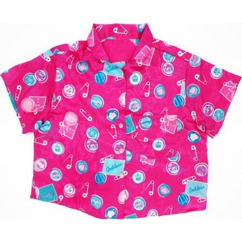 2018 Summer Short Loose Comfortable Fashion Polyester Girls T Shirt Kids Tops Casual Tees Children Clothing Hawaii Required