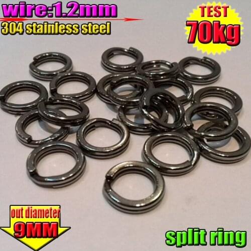 2020 hot fishing split rings 2000pcs Because professional so trust 1.2* 9mm