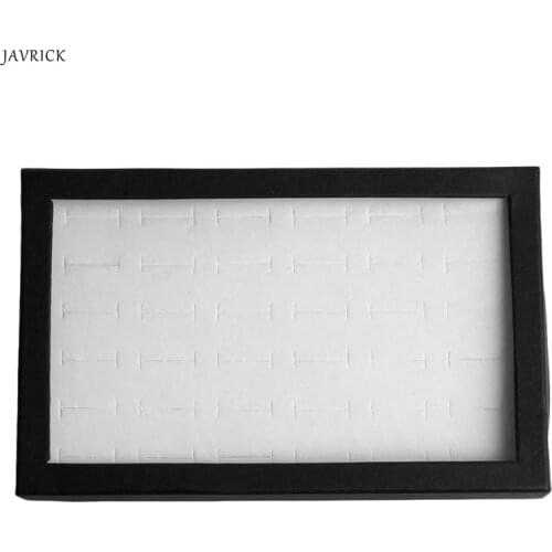 36 Slots Ring Jewelry Display Storage Box Tray Showcase Organiser Earring Holder dropshipping