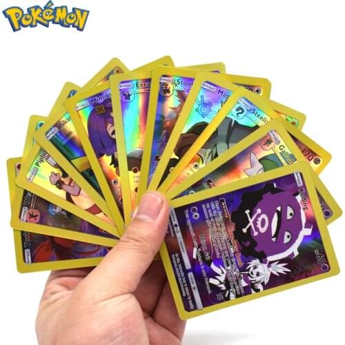 50 Psc English Pokemon V VMAX Cards Shining GX EX TAKARA TOMY Game Card Trading Battle Carte Collection Booster Kids Toy Gift