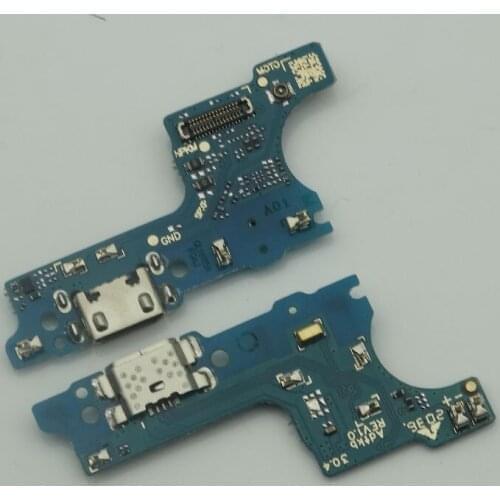 A015 Charging Board For Samsung A01 Micro USB Charger Charging Port Connector Flex Cable A015F Mic Microphone Tracking