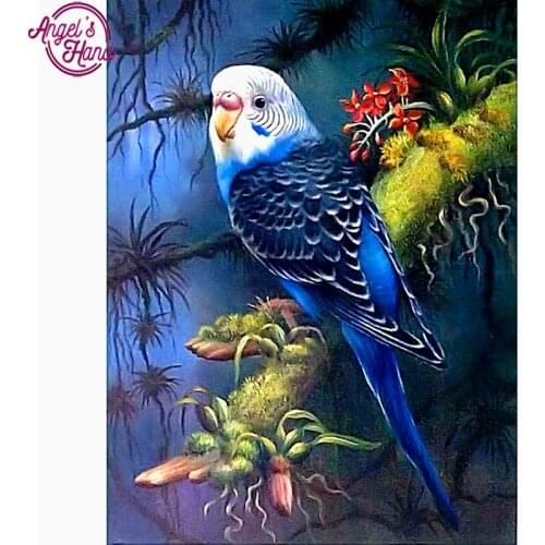 5D DIY Diamond embroidery Forest parrot full drill diamond painting Cross Stitch sets pictures of Rhinestones mosaic decor MX