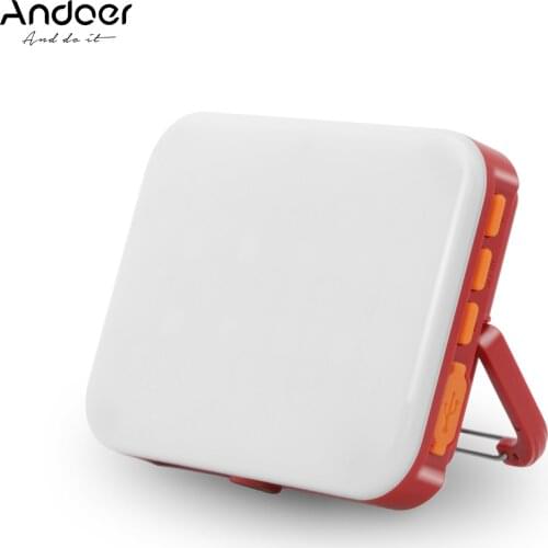 Andoer LY-01 RGB LED Fill Light Photography Video Light Multi-functional Superbright 3200K-6500K Built-in Battery for Vlogging