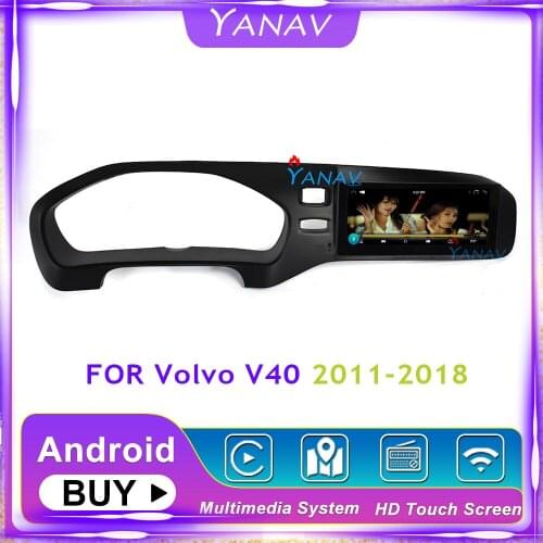 PX6 Car Radio Android System For-Volvo V40 2011-2018 Car Audio Stereo Multimedia Video HD Touch Screen GPS Navigation Player