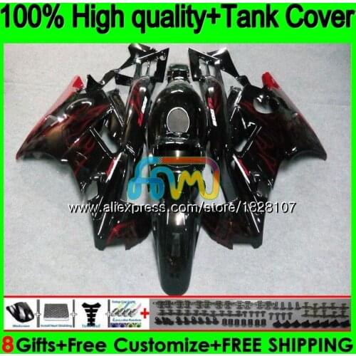 +Tank For HONDA CBR 600F2 CBR600FS CBR 600 FS Red flames F2 91 92 93 94 1BS.71 CBR600 F2 CBR600F2 1991 1992 1993 1994 Fairing