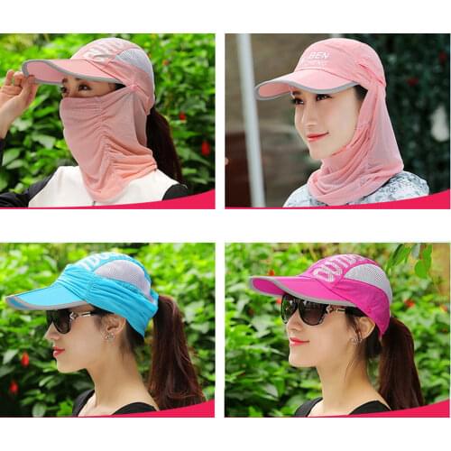 2020 New Men Women Anti-fog Baseball Cap Unisex Sunscreen Dustproof Outdoor Hat Windproof Removable Visor Protective Caps