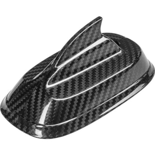 Real Carbon Fiber Car Antennas Cover Radio Aerial Housing Case for Mini Cooper F55 F56 F57 Exterior Styling Moulding Trim