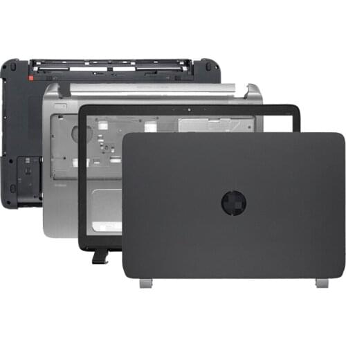 NEW For HP Probook 450 G2 455 G2 Laptop LCD Back Cover/Front Bezel/Hinges/Palmrest/Bottom Case 768123-001 AP15A000100 Black